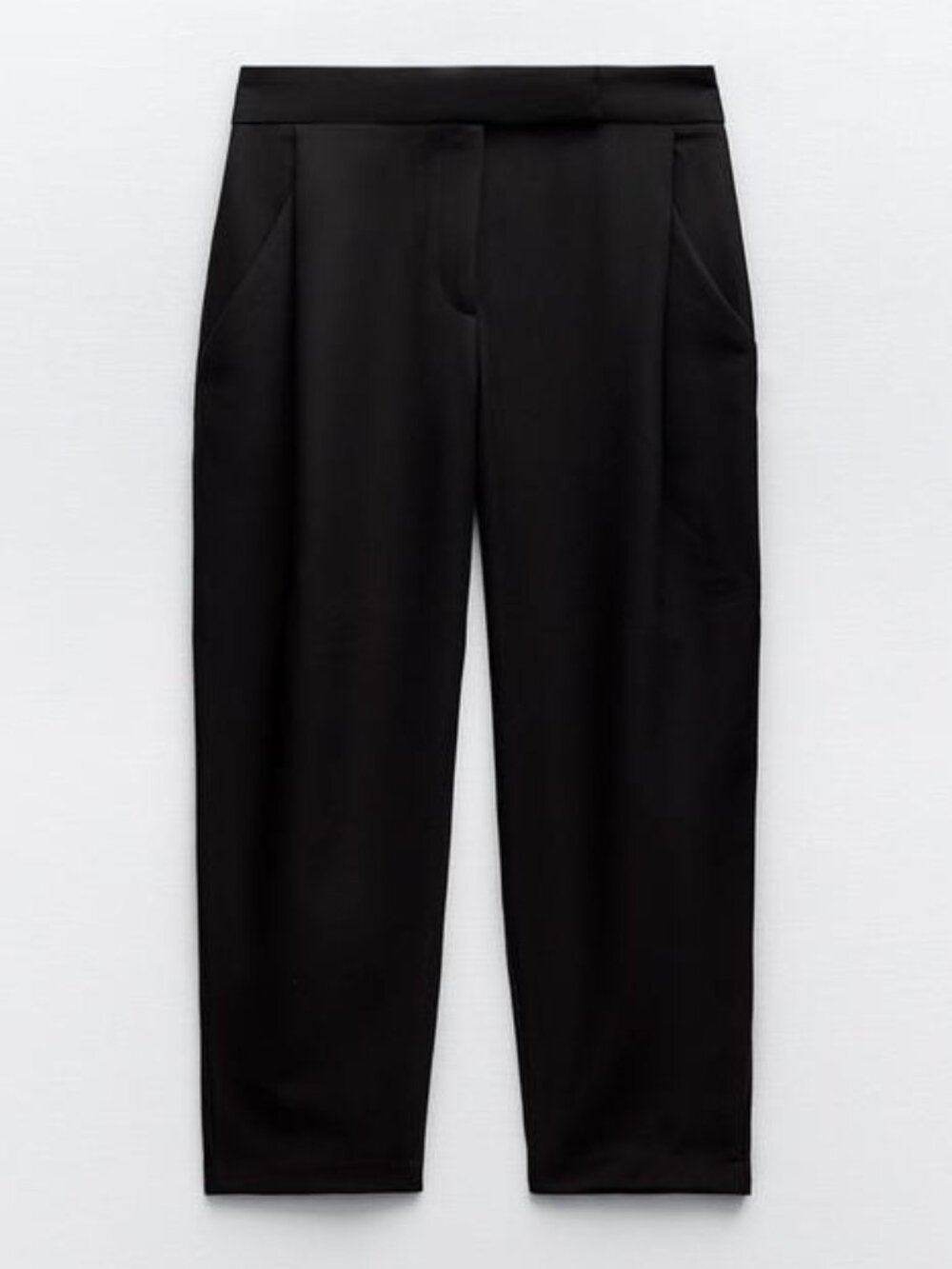 Zara Pleated Tapered Pants